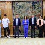 La Reina recibe a jóvenes becados por la Fundación Microfinanzas BBVA La Reina recibe a jóvenes becados por la Fundación Microfinanzas BBVA